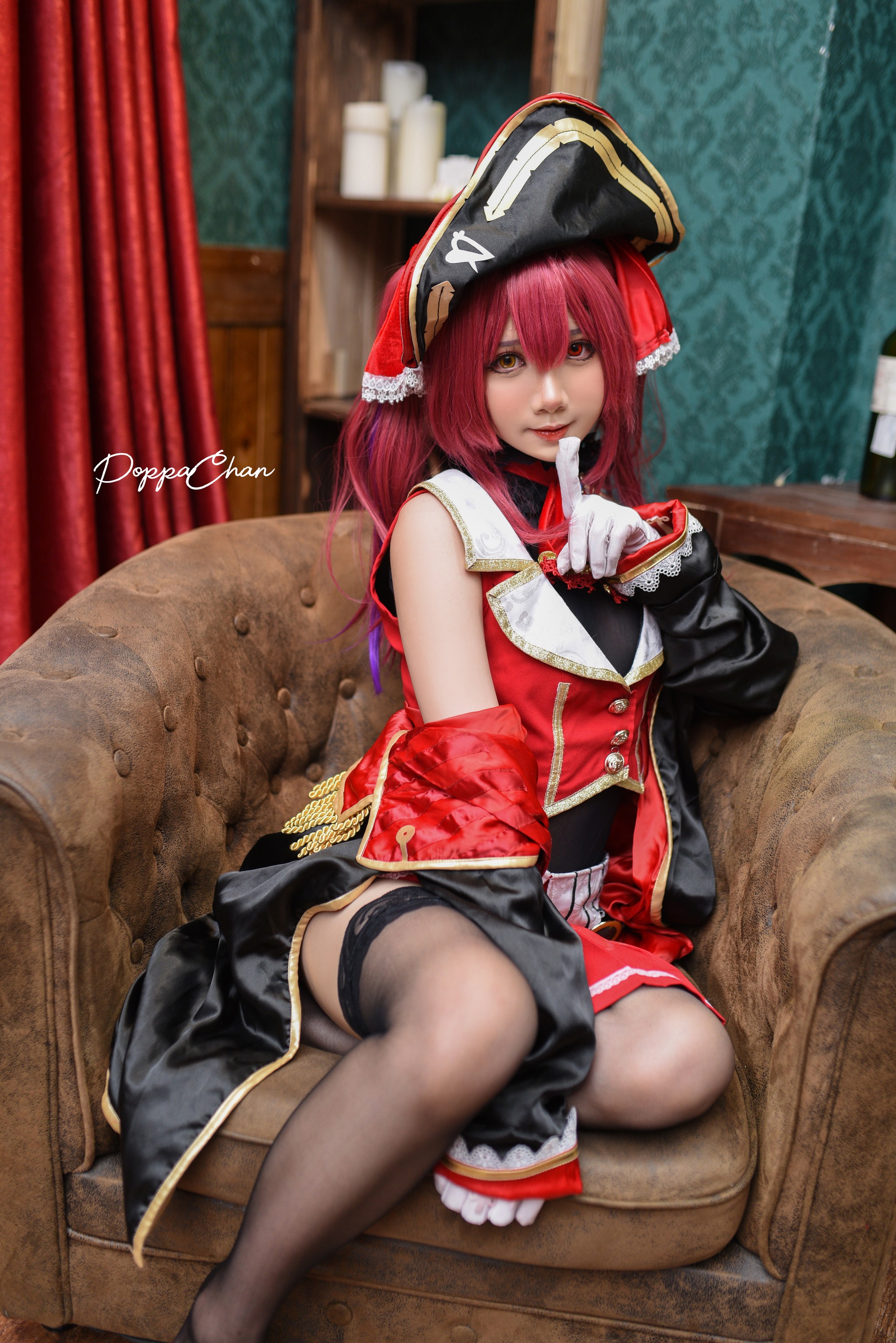 图片[1]-PoppaChan – NO.008 Houshou Marine[94P]-XikXak